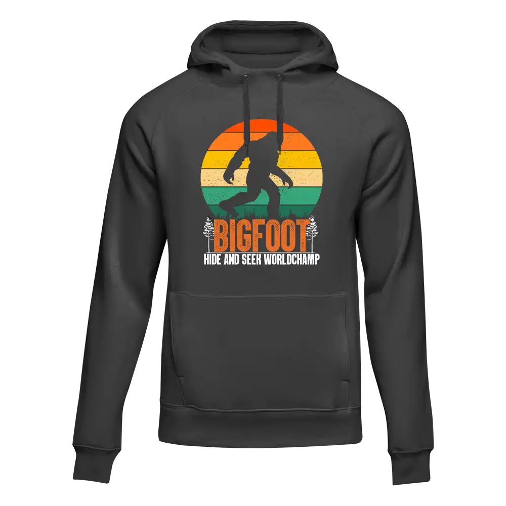 Bigfoot Hide And Seek Unisex Hoodie