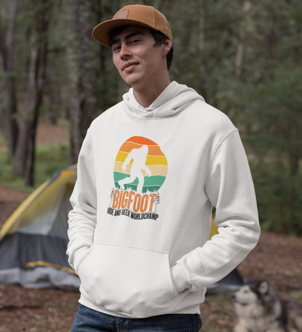 Bigfoot Hide And Seek Unisex Hoodie