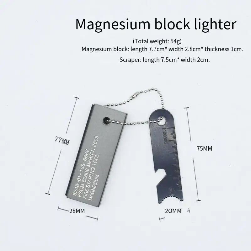 Waterproof Magnesium Flint & Steel Stick