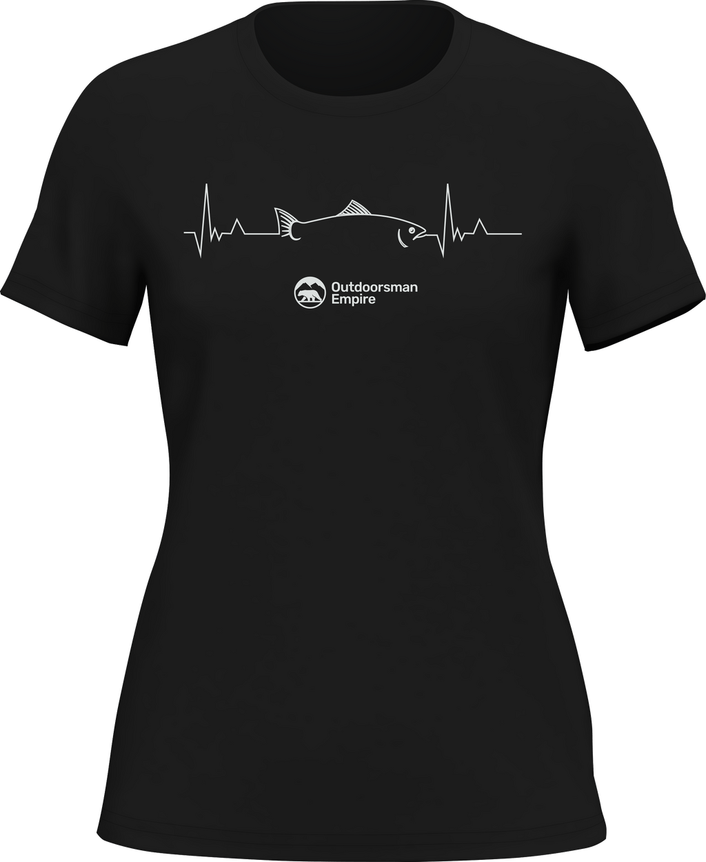 Fishing Cardiogram T-Shirt for Women